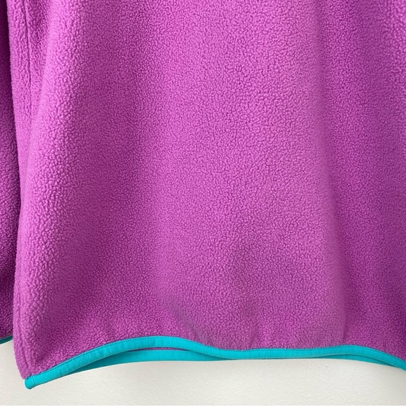 Patagonia size Large Women’s Purple Blue Synchilla Snap-T Fleece Pullover - Picture 4 of 8